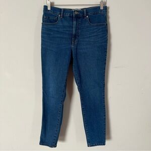 Everlane High Rise Ankle Jeans Womens Blue Stretch Denim Casual